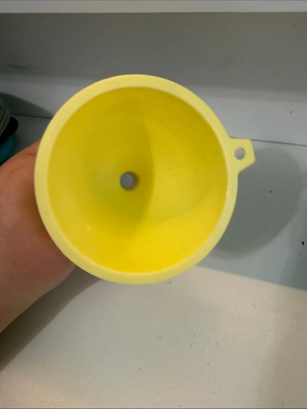 Yellow Plastic Kitchen Funnel